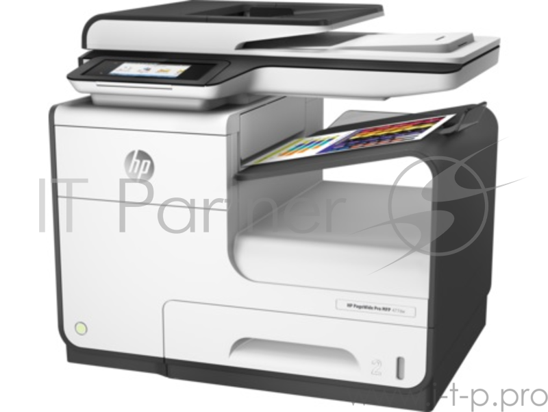 МФУ HP PageWide Pro 477dw, 4-цветный струйный принтер-копир-сканер-факс A4, 40(up to 55)ppm, 600dpi, Duplex, 2trays 50+500, 768 Mb, ADF50, USB2.0/Eth/WiFi, 1y war)