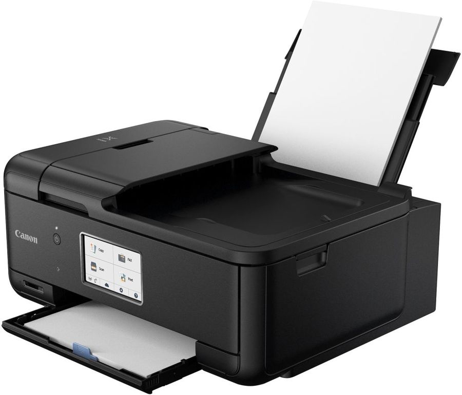 МФУ Canon PIXMA TR8540, 4-цветный струйный принтер/сканер/копир A4, 15 (10 цв) изобр./мин, 4800dpi, ADF20, дуплекс, Bluetooth, WiFi, AirPrint, Сенсорный дисплей 10.8 см. (Использует 5 отдельных картриджей: PGBK, BK, C, M, Y)