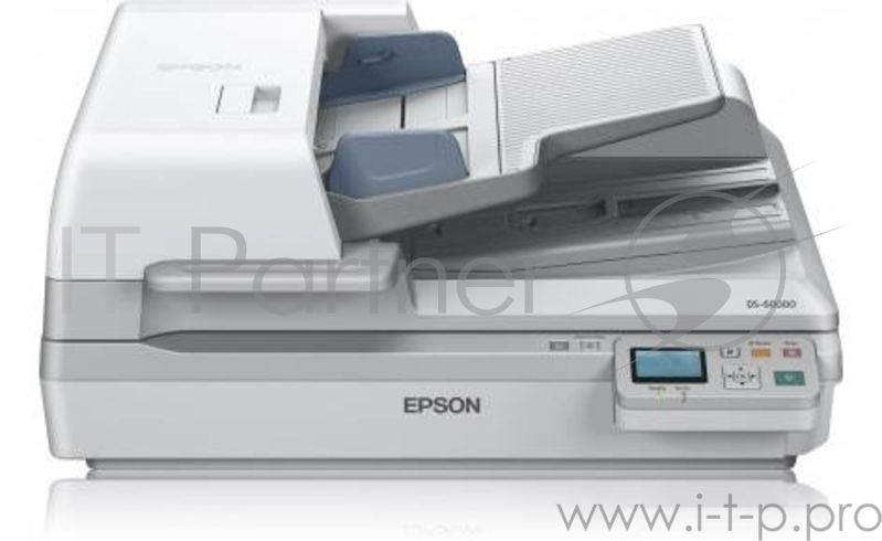 Сканер EPSON WorkForce DS-60000N, планшетный, A3, CCD, 40 A4-стр/мин, 600x600 dpi, DADF200, USB 2.0, Ethernet