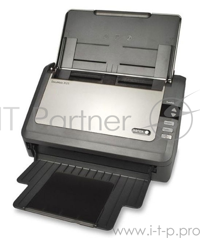 Сканер Xerox Documate 3125 (DM3125B#) протяжной A4, ADF, 25ppm, Duplex, 600 dpi, USB 2.0, max 3000 pages per day (Channels)