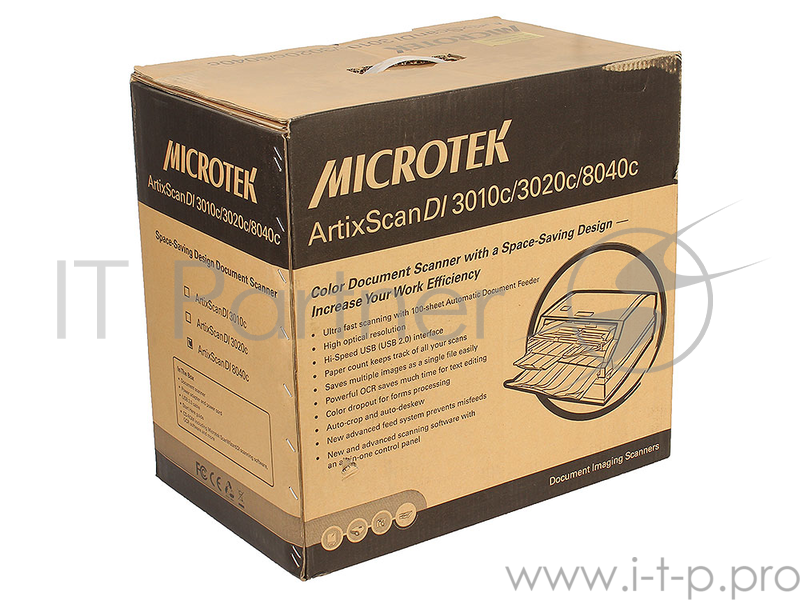 Сканер Microtek ArtixScan DI 8040c (1108-03-600902) планшетный, A4, CIS, 1200x1200 dpi, устройство автоподачи, USB 2.0