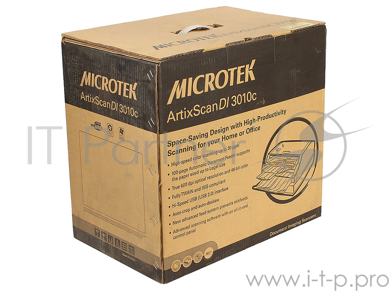 Сканер Microtek ArtixScan DI 3010c (1108-03-600702) протяжный, A4, CCD, 600x600 dpi, устройство автоподачи, USB 2.0