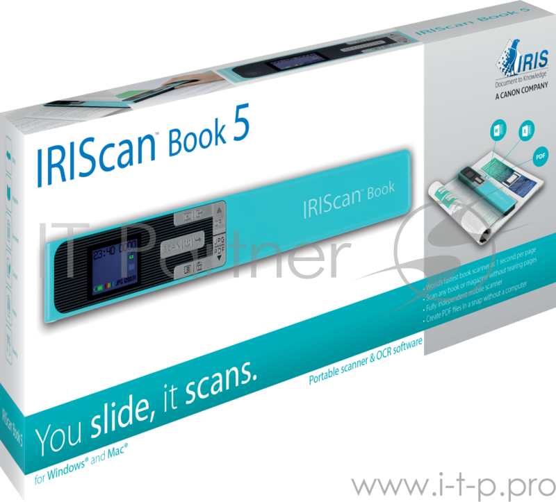 Сканер IRIS IRIScan Book 5 Turquoise (бирюзовый)