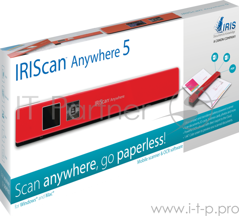 Сканер IRIS IRIScan Anywhere 5 Red (красный)
