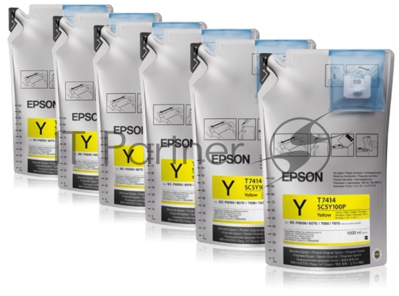 Чернила SC-B6000/B7000 Yellow T773440 (1L*6pack)