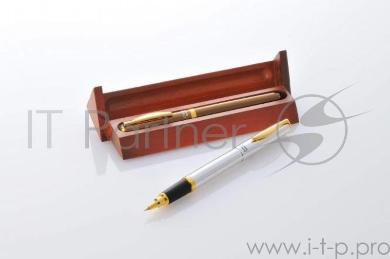 Ручка керамическая Kyocera, Ceramic ball-point pen KB-20WNSL silver in wooden box