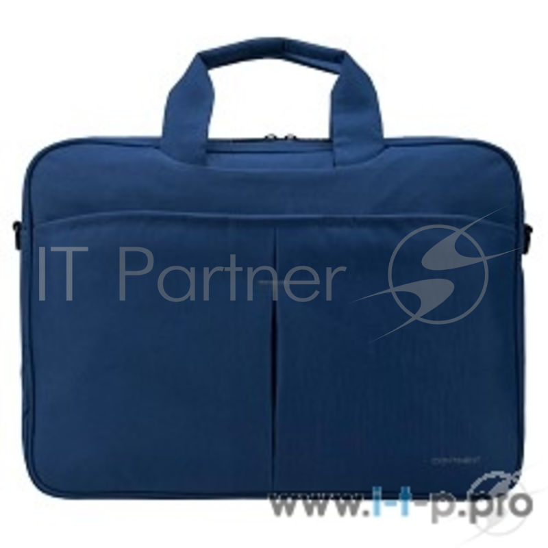 Сумка для ноутбука Сумка Continent CC-012 Blue {нейлон, до 15,6, синий}