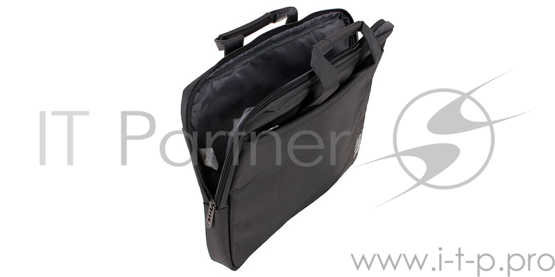 Сумка для ноутбука Сумка Continent CC-215 BK (полиэстр, черный 15,6)