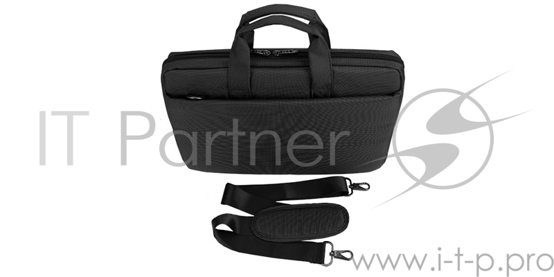 Сумка для ноутбука Сумка Continent CC-215 BK (полиэстр, черный 15,6)