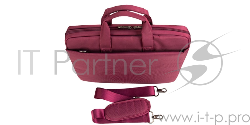 Сумка для ноутбука Сумка Continent CC-215 PP (полиэстр, розовый 15,6'')