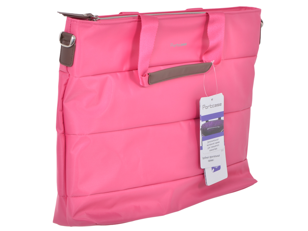 Сумка для ноутбука Сумка PORTCASE KCB-72 (15,6'', розовый, полиэстр)