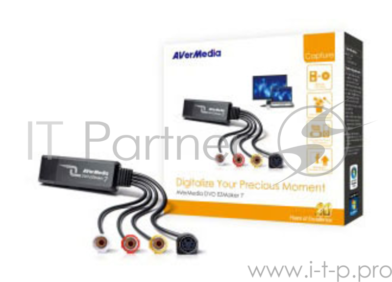 Тюнер AVerMedia DVD EZMaker 7 USB2.0 {Устройство видеозахвата USB2.0}