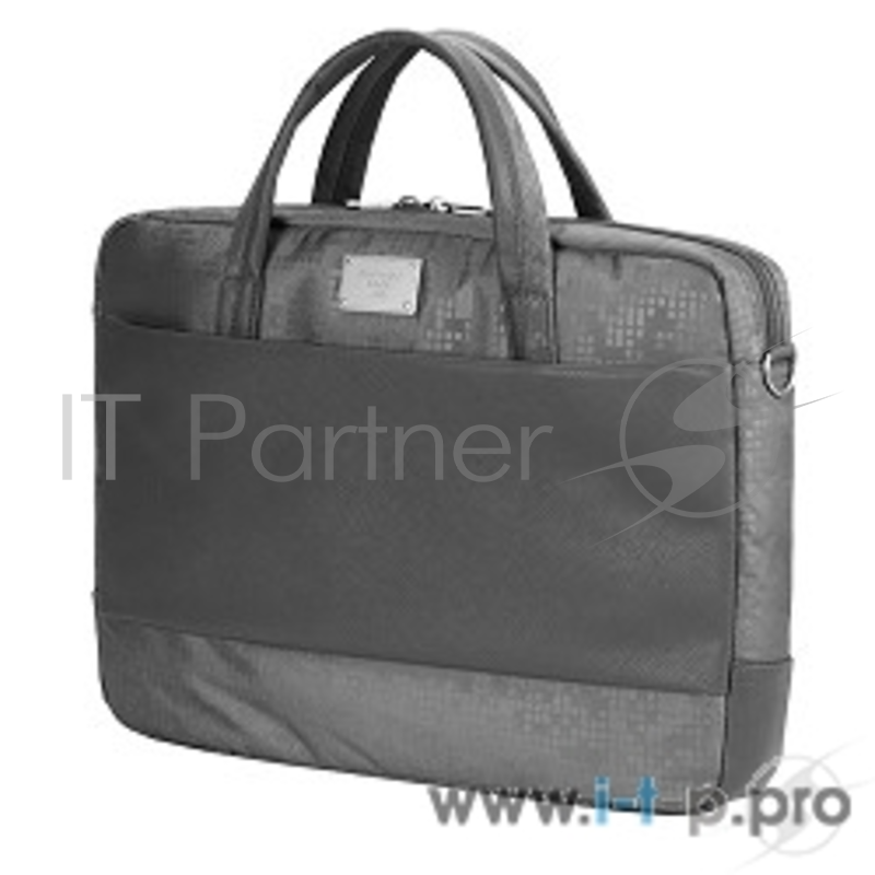 Сумка для ноутбука Сумка Continent CC-037 Grey {15,6-16'', серый, полиэстр/эко кожа}
