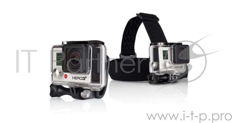 Крепление GoPro на голову + крепление-клипса на одежду ACHOM-001 (Headstrap + QuickClip)