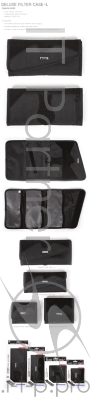 Чехол для оптических фильтров Matin для 6-ти фильтров 67-82мм, черный, с дополнительным кармашком, DELUXE FILTER CASE FOR 67-82mm BLACK