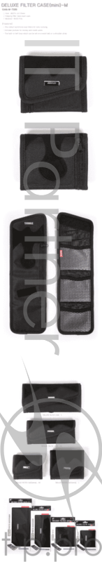 Чехол для оптических фильтров Matin для 3-x фильтров до 62мм, черный, с дополнительным кармашком, FILTER CASE (MINI) 62mm