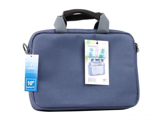 Сумка для ноутбука Сумка SUMDEX PON-308NV {нейлон, синяя 10