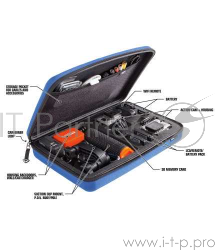 Набор аксессуаров SP-Gadgets Кейс для камеры и аксессуаров большой SP POV Case GoPro-Edition3.0 black
