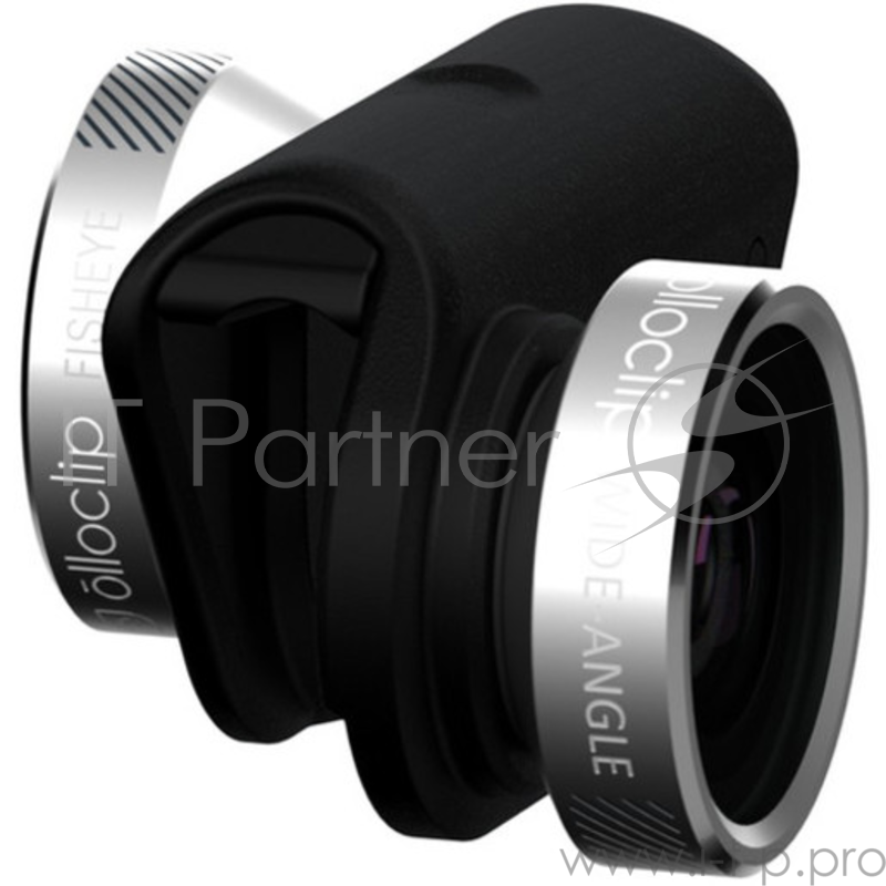 Объектив Olloclip 4-in-1 для iPhone 6/6s/6/6s Plus. Цвет: линза серебряный, крепление черный.