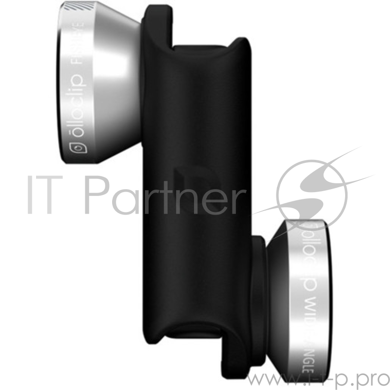 Объектив Olloclip 4-in-1 для iPhone 6/6s/6/6s Plus. Цвет: линза серебряный, крепление черный.