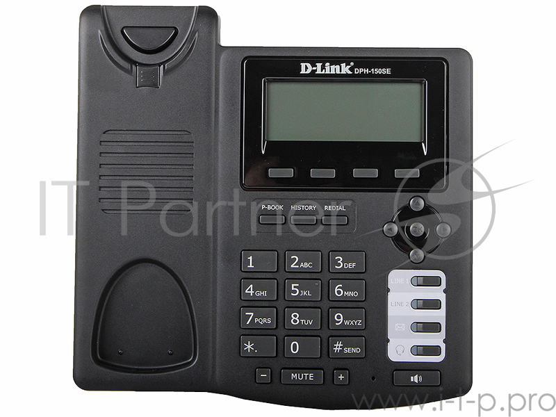 Интернет-телефония D-Link DPH-150SE/F3A/F4A/F4B SIP VoIP Phone with PoE Support, Russian menu, Internet Radio, P2P connections, 2 10/100BASE-TX Fast Ethernet, hands-free and extension module support