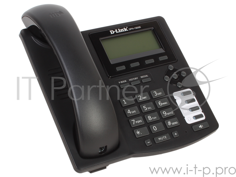 Интернет-телефония D-Link DPH-150SE/F3A/F4A/F4B SIP VoIP Phone with PoE Support, Russian menu, Internet Radio, P2P connections, 2 10/100BASE-TX Fast Ethernet, hands-free and extension module support