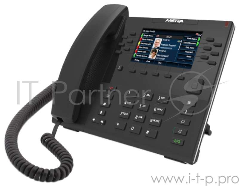 MITEL/AASTRA terminal 6869i w/o AC Adapter (SIP-телефон, БП опционально)