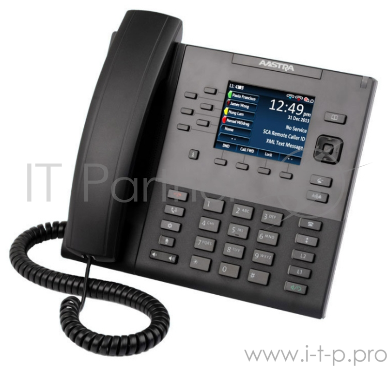 MITEL/AASTRA terminal 6867i w/o AC adapter (SIP-телефон, БП опционально)