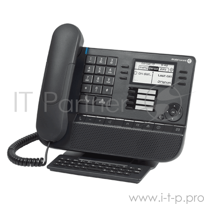Телефон Alcatel-Lucent RT Телефонный аппарат 8028s WW Premium Deskphone Moon Grey, 2,8