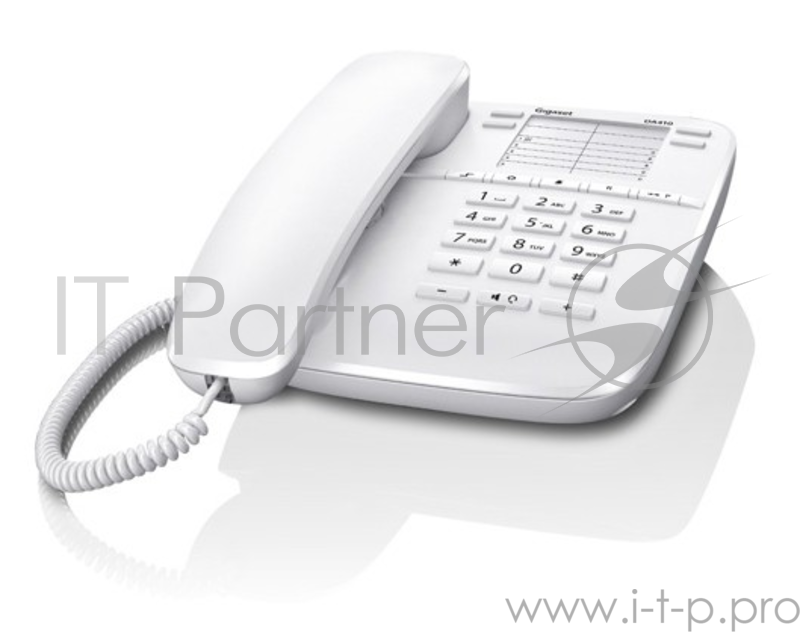 Телефон Gigaset DA410 (IM) White Телефон проводной (белый)