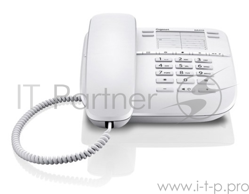 Телефон Gigaset DA410 (IM) White Телефон проводной (белый)