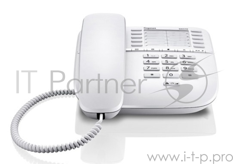 Телефон Gigaset DA510 (IM) White. Телефон проводной (белый)