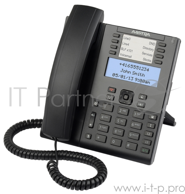 Проводной телефон MITEL/AASTRA terminal 6865i w/o AC adapter (SIP-телефон, БП опционально)