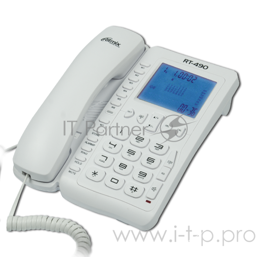 телефон абонентский RITMIX RT-490 black