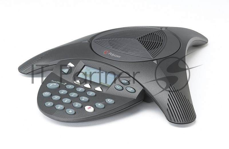 Терминал аудиоконференцсвязи SoundStation2 (analog) conference phone without display. Non-expandable. Includes 220V-240V AC power/telco module, power cord with CEE7/7 plug, 6.4m console cable, 2.8m telco cable