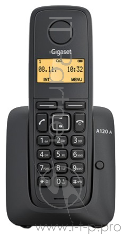 Р/Телефон Dect Gigaset A120 черный АОН
