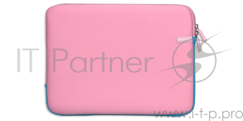 Сумка для ноутбука PORTCASE KNP-11PN Чехол для ноутбука {неопрен, розовый, 10-11,1''}