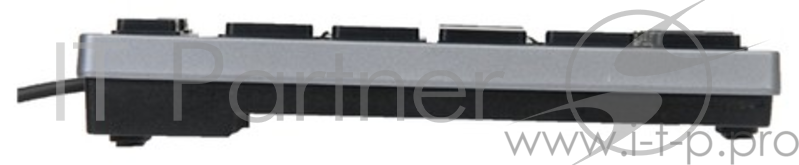 Клавиатура A4 KD-300 серый/черный USB slim