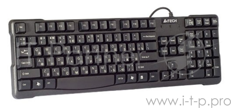 Клавиатура A4 KR-750 черный USB