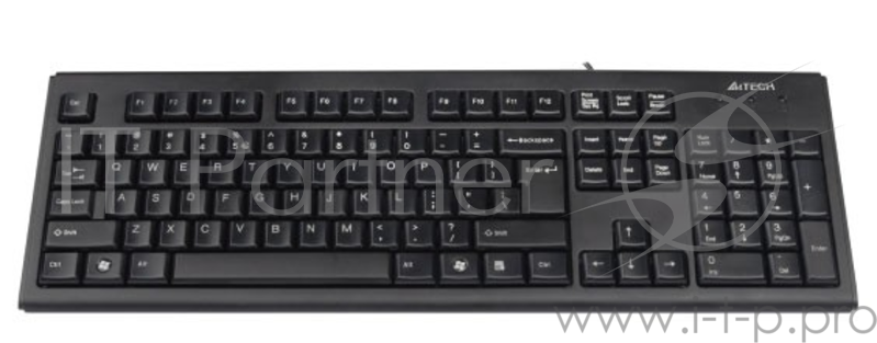Клавиатура A4 KR-83 черный USB