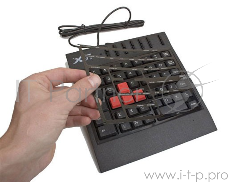 Клавиатура A4 X7-G100 черный USB Multimedia Gamer