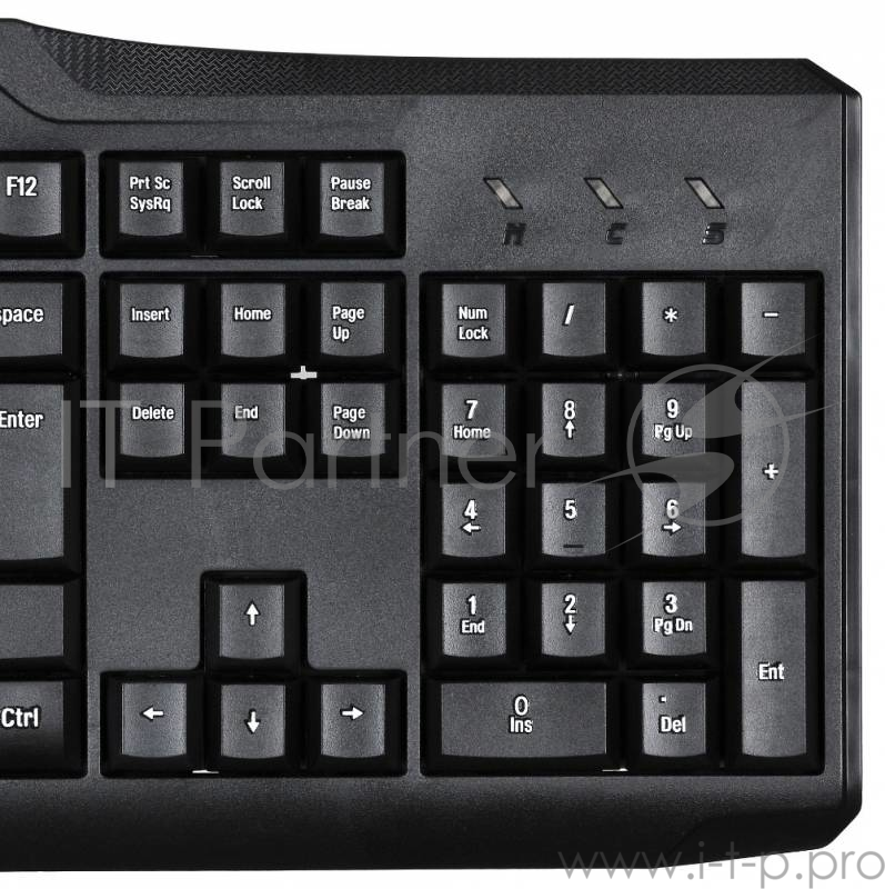 Клавиатура Oklick 170M черный PS/2