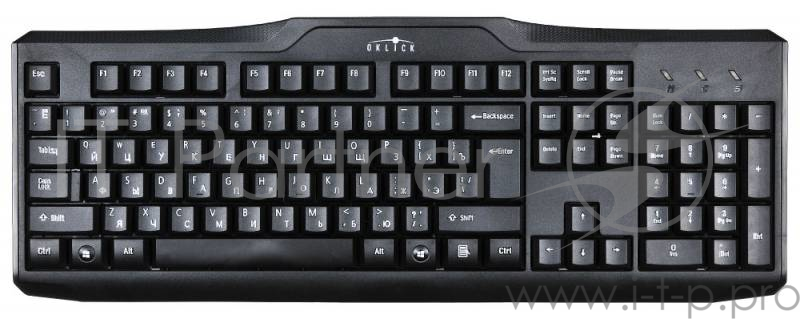 Клавиатура Oklick 170M черный PS/2