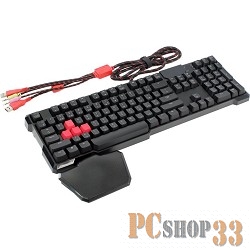 Клавиатура A4 Bloody B640 черный/красный USB Gamer LED