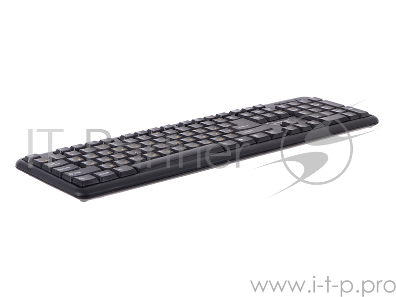 Клавиатура Keyboard Gembird KB-8320U-Ru_Lat-BL, черный, USB, кнопка переключения RU/LAT,104 клавиши