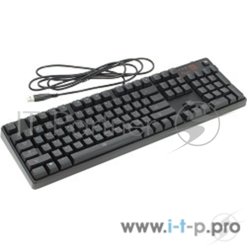 Клавиатуры, мыши Keyboard Tt eSPORTS Poseidon Z ILLUMINATED Black/Blue SW KB-PIZ-KLBLRU-01 {механика blue switch, многоцветная подсветка}
