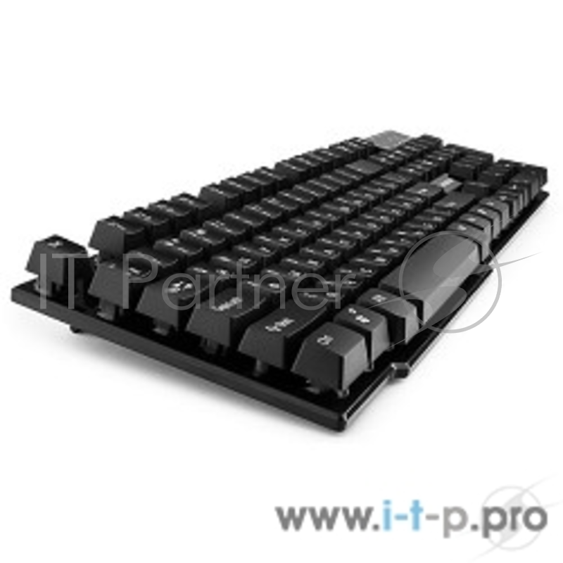 Клавиатура игровая Гарнизон GK-200G, USB, черный, антифантомные и механизированные клавиши, 12 дополнительных функций