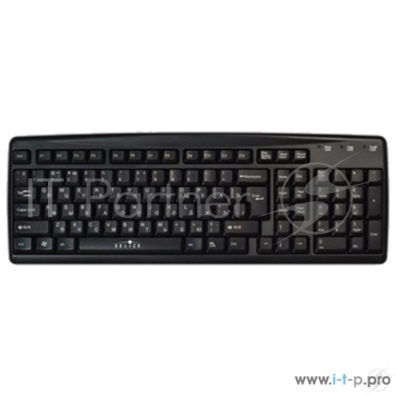Клавиатура Oklick 110M черный USB