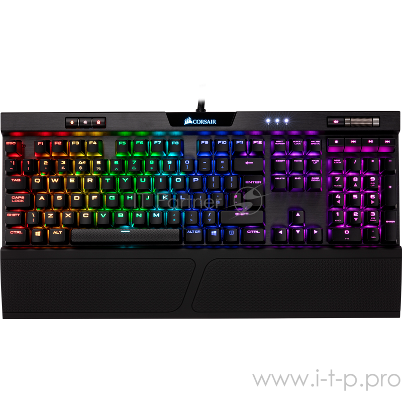 Клавиатура Corsair Gaming™ K70 RGB MK.2 Mechanical Gaming Keyboard — CHERRY® MX Blue (RU) Corsair Gaming™ K70 RGB MK.2 Mechanical Gaming Keyboard — CHERRY® MX Blue (RU)