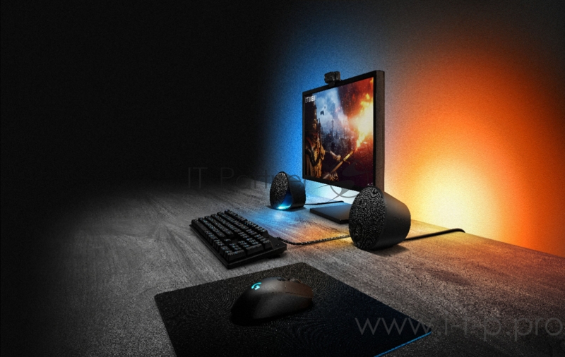 Акустическая система 2.1 Logitech G560 LIGHTSYNC, сабвуфер 60Вт, сателлиты 2x30Вт, черный